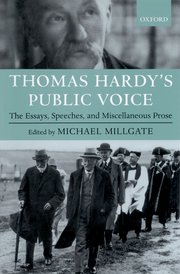 Cover for 

Thomas Hardys Public Voice






