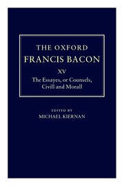 Cover for 

The Essayes or Counsels, Civill and Morall







