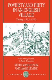 Cover for 

Poverty and Piety in an English Village






