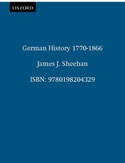 Cover for 

German History, 1770-1866






