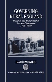 Cover for 

Governing Rural England






