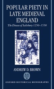 Cover for 

Popular Piety in Late Medieval England






