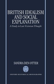 Cover for 

British Idealism and Social Explanation






