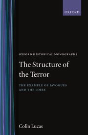 Cover for 

The Structure of the Terror







