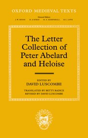 Cover for 

The Letter Collection of Peter Abelard and Heloise






