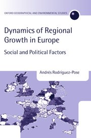 Cover for 

The Dynamics of Regional Growth in Europe






