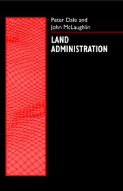Cover for 

Land Administration






