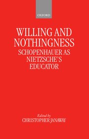 Cover for 

Willing and Nothingness






