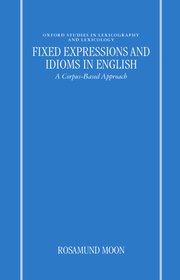 Cover for 

Fixed Expressions and Idioms in English






