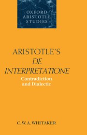 Cover for 

Aristotles De Interpretatione






