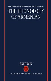 Cover for 

The Phonology of Armenian






