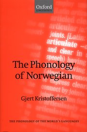 Cover for 

The Phonology of Norwegian







