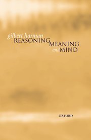 Cover for 

Reasoning, Meaning, and Mind






