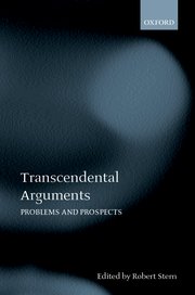 Cover for 

Transcendental Arguments






