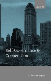 Cover for 

Self-Governance and Cooperation






