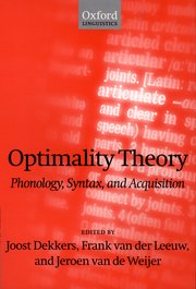 Cover for 

Optimality Theory






