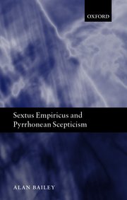 Cover for 

Sextus Empiricus and Pyrrhonean Scepticism







