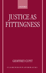 Cover for 

Justice As Fittingness






