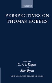 Cover for 

Perspectives on Thomas Hobbes






