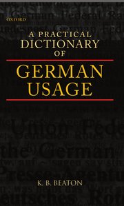Cover for 

A Practical Dictionary of German Usage






