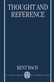 Cover for 

Thought and Reference






