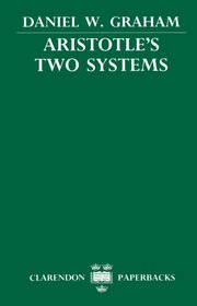 Cover for 

Aristotles Two Systems






