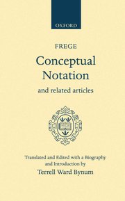 Cover for 

Conceptual Notation and Related Articles






