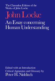 Cover for 

An Essay Concerning Human Understanding






