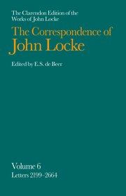 Cover for 

The Correspondence of John Locke






