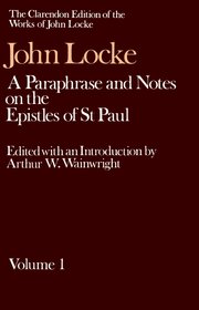 Cover for 

A Paraphrase and Notes on the Epistles of St. Paul






