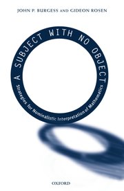 Cover for 

A Subject With No Object






