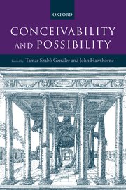 Cover for 

Conceivability and Possibility






