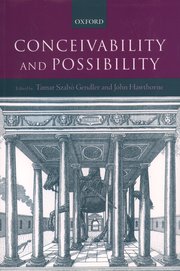 Cover for 

Conceivability and Possibility






