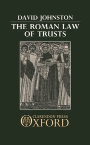 Cover for 

The Roman Law of Trusts






