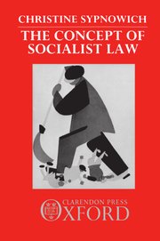 Cover for 

The Concept of Socialist Law







