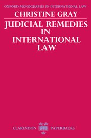 Cover for 

Judicial Remedies in International Law






