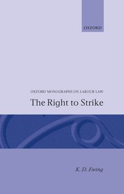 Cover for 

The Right to Strike






