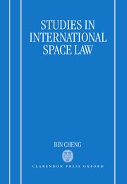 Cover for 

Studies in International Space Law






