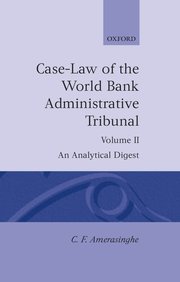 Cover for 

Case-Law of the World Bank Administrative Tribunal






