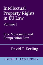 Cover for 

Intellectual Property Rights in EU Law






