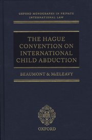 Cover for 

The Hague Convention on International Child Abduction






