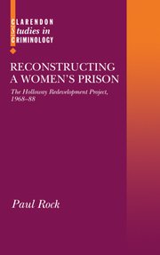 Cover for 

Reconstructing a Womens Prison






