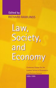 Cover for 

Law, Society, and Economy






