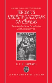 Cover for 

Saint Jeromes Hebrew Questions on Genesis







