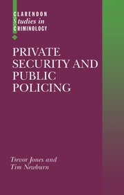 Cover for 

Private Security and Public Policing






