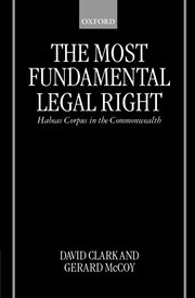 Cover for 

The Most Fundamental Legal Right







