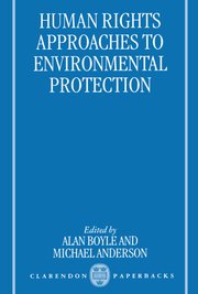 Cover for 

Human Rights Approaches to Environmental Protection






