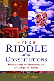 Cover for 

The Riddle of All Constitutions






