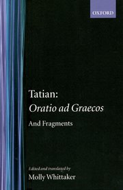 Cover for 

Oratio ad Graecos and Fragments






