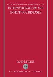 Cover for 

International Law and Infectious Diseases






